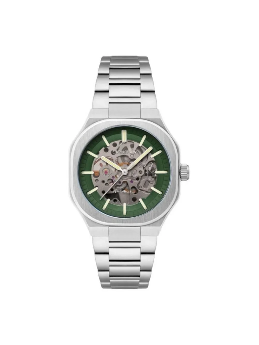 NWT Thomas Earnshaw Exeter Automatic Green Dial Men's Watch